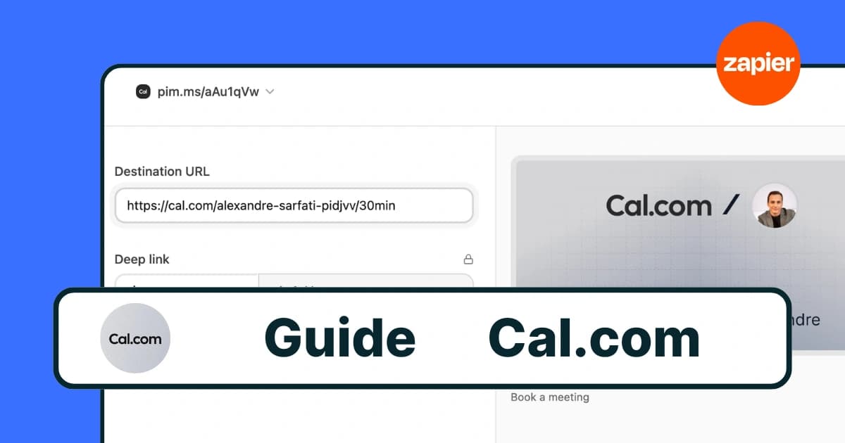 Step-by-step guide to track your Cal.com bookings with PiMMs using Zapier