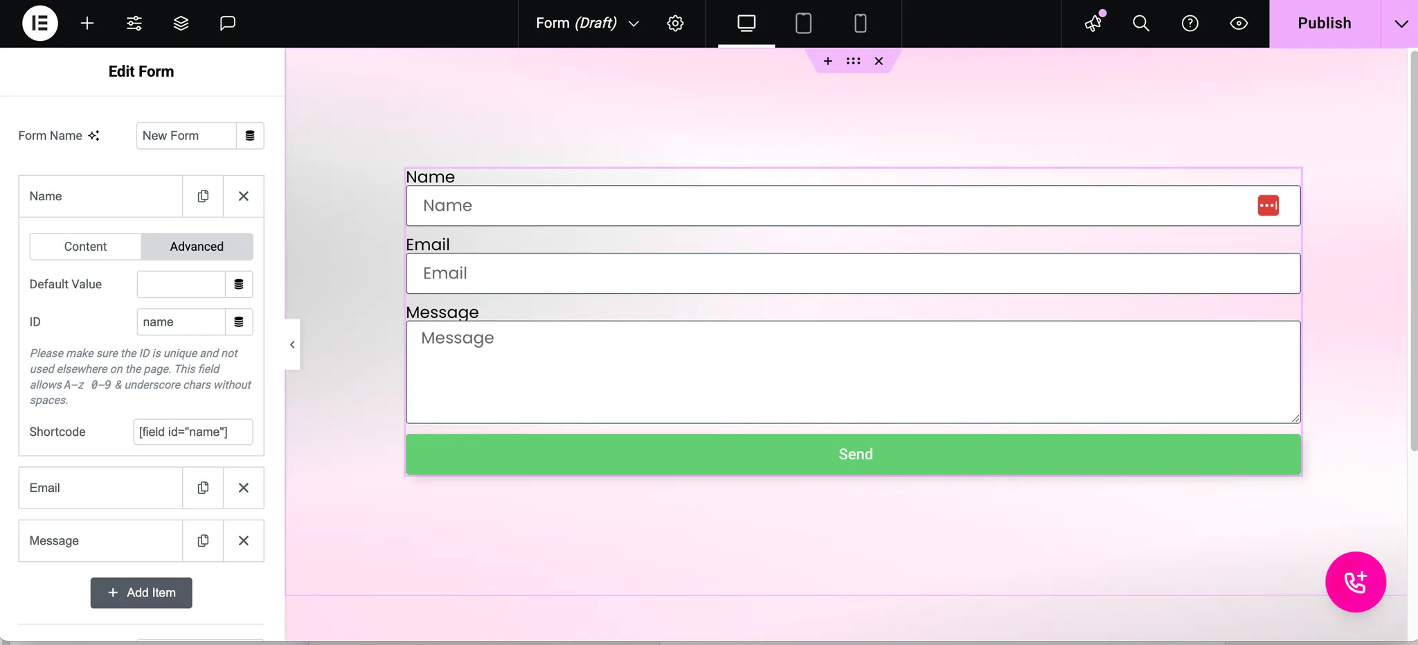 Check Field ID