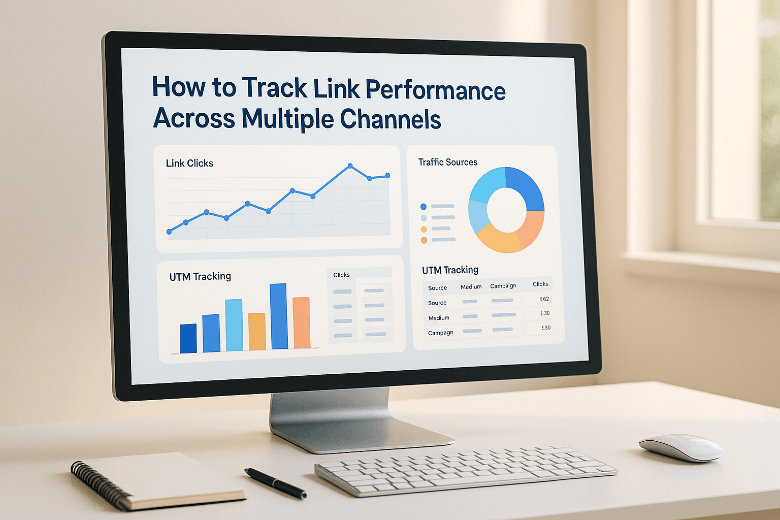 How to track link performance across multiple channels
