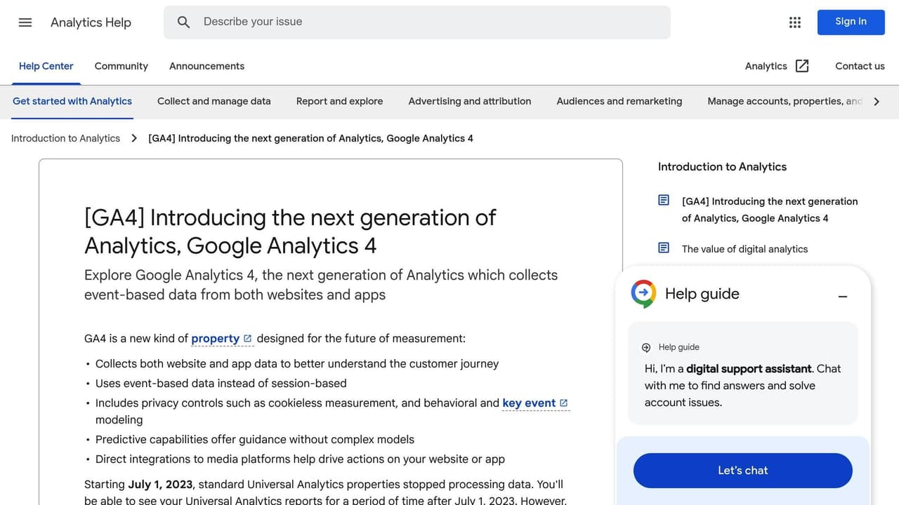 Google Analytics 4