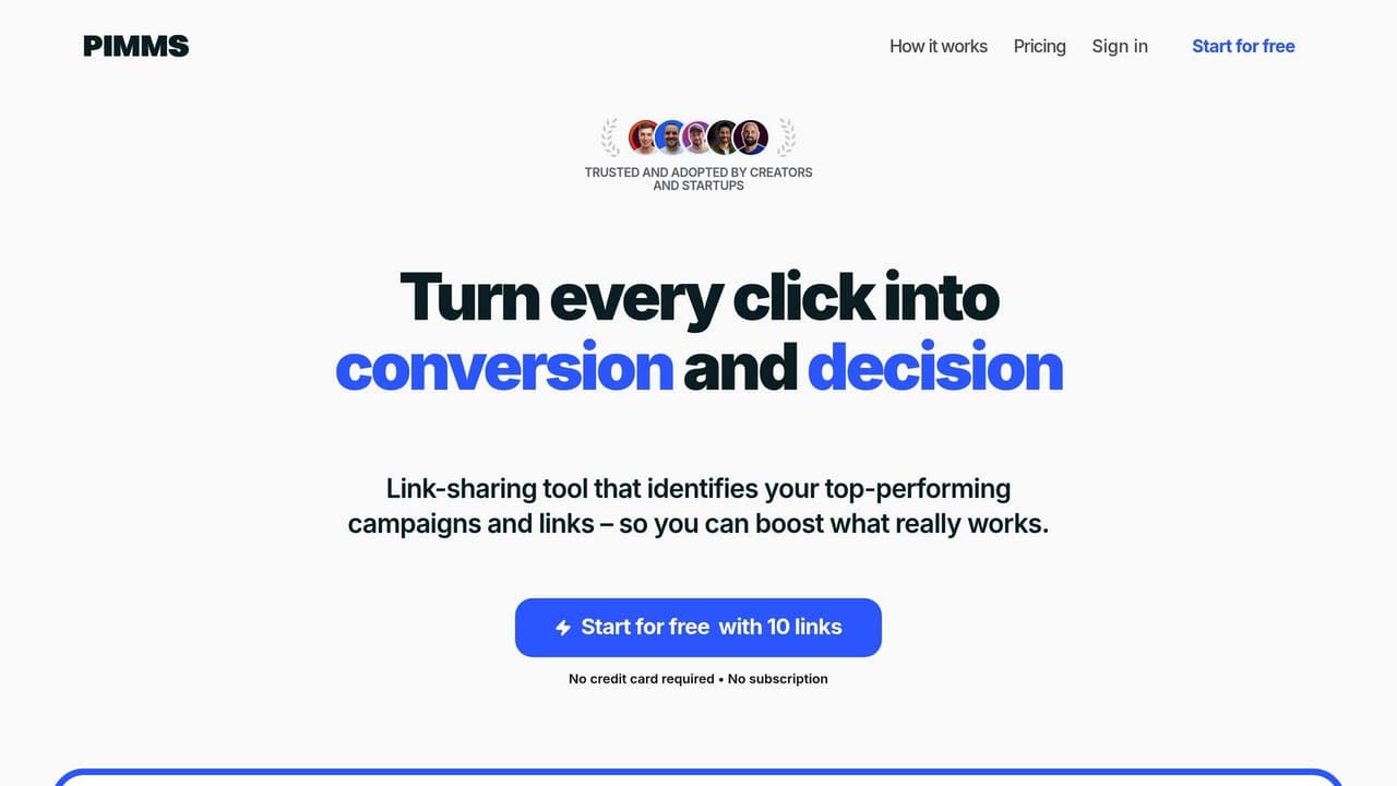 PIMMS Smart Links