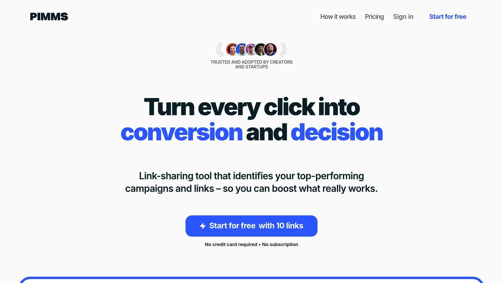 PIMMS Smart Links