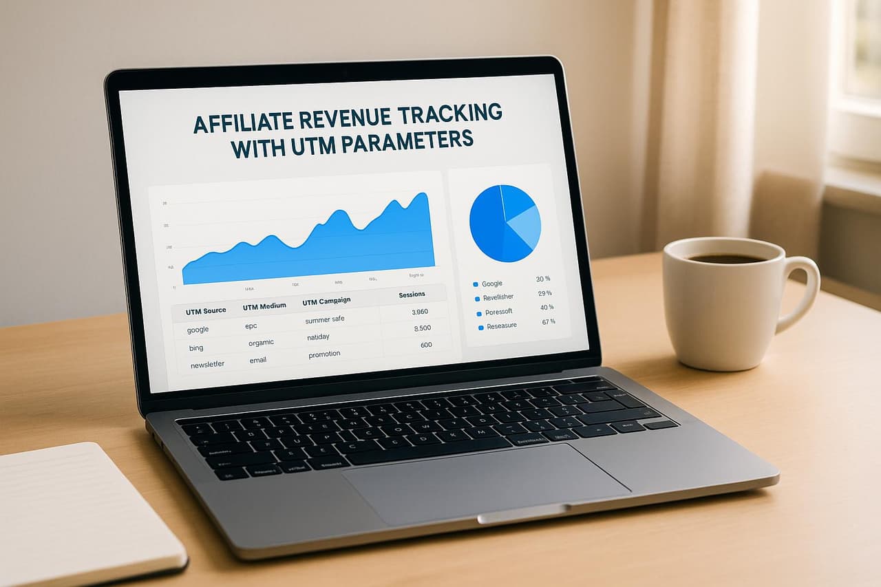 Affiliate revenue tracking with utm parameters